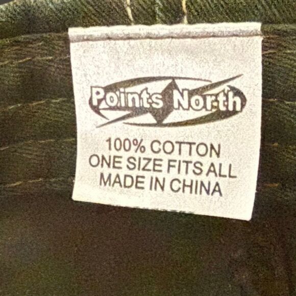 Point North Fish Bones Adjustable Back Hat Baseball Cap - Picture 6 of 9